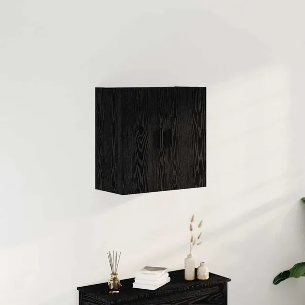 Meuble mural Chêne noir 60 x 31 x 60 cm Bois d'ingénierie