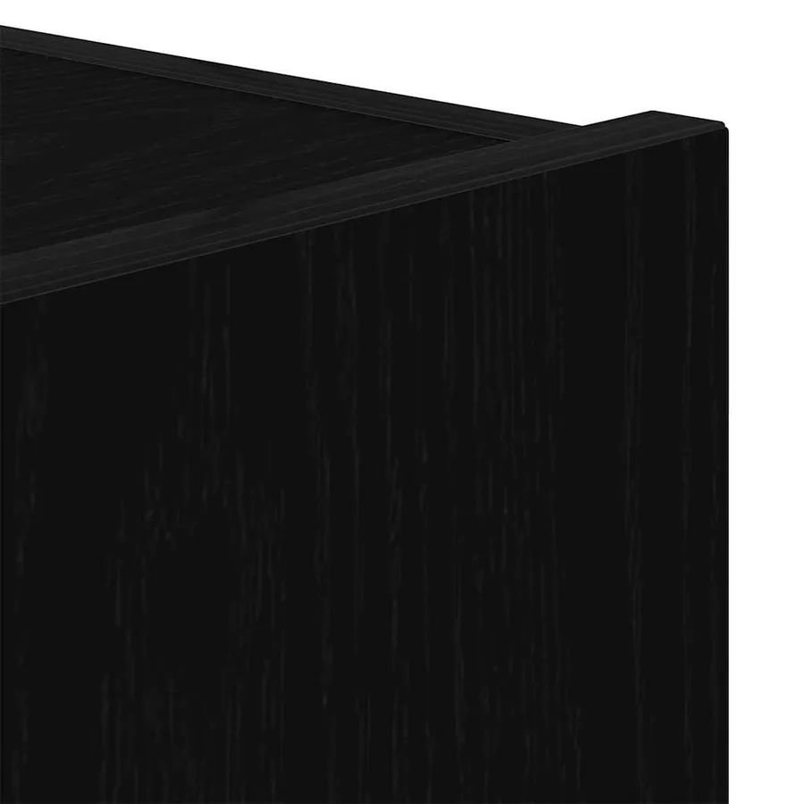 Meuble TV mural avec LED 2 pcs Chêne noir 80 x 35 x 31 cm - 12