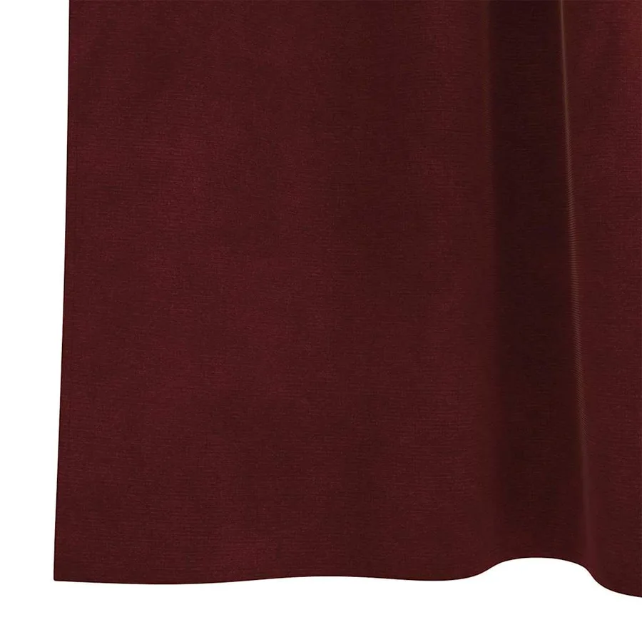 Rideaux occultants 2 pcs Bordeaux 140 x 260 cm Velours - 6