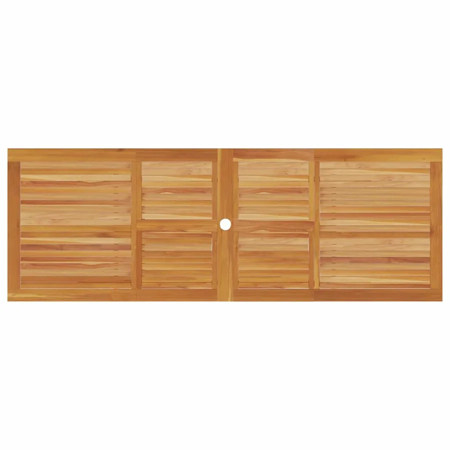 Ensemble de salle à manger pour jardin 7 pcs Marron - 9