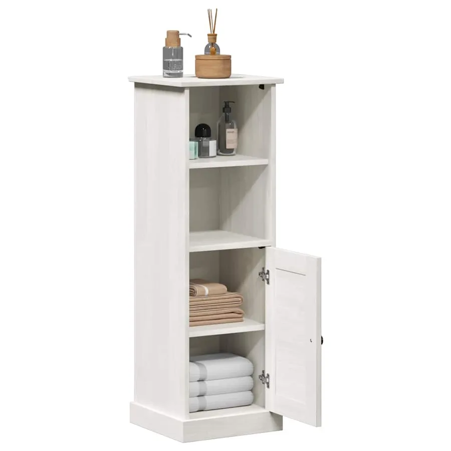 Armoire de salle de bain avec porte VIGO Blanc et Blanc Antique - 3