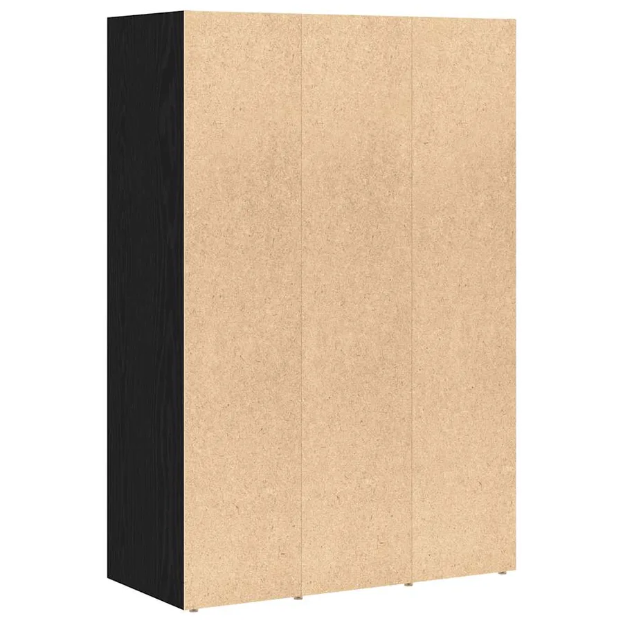 Bibliothèque en chêne noir 66 x 30 x 98 cm bois d'ingénierie - 7