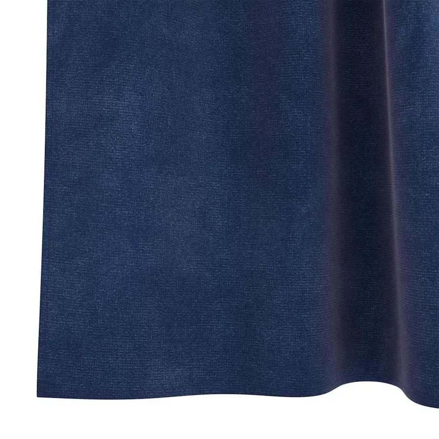 Rideaux occultants 2 pcs Bleu foncé 140 x 140 cm Velours - 6