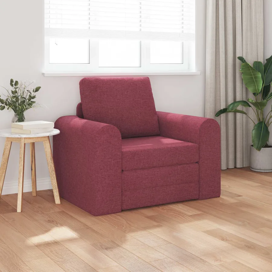 Canapé-Lit Bordeaux 98 x 71 x 83 cm tissu