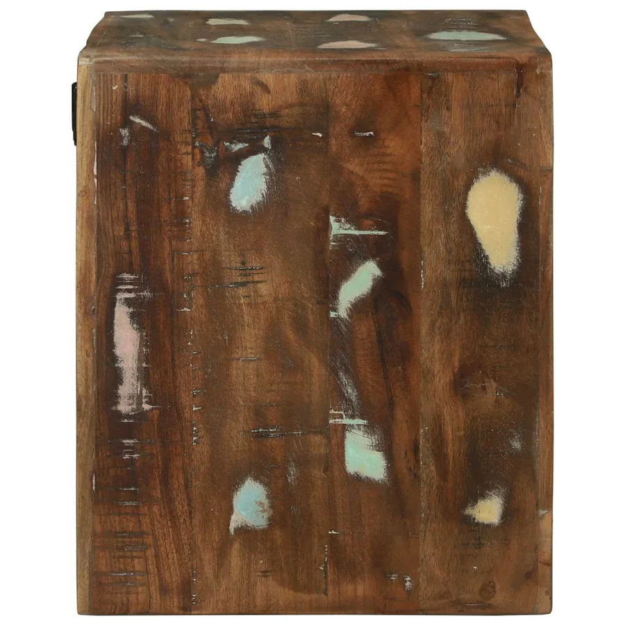 Unites TV 2 pcs Multicolore 36 x 30 x 36 cm Bois Recyclé Solide - 6