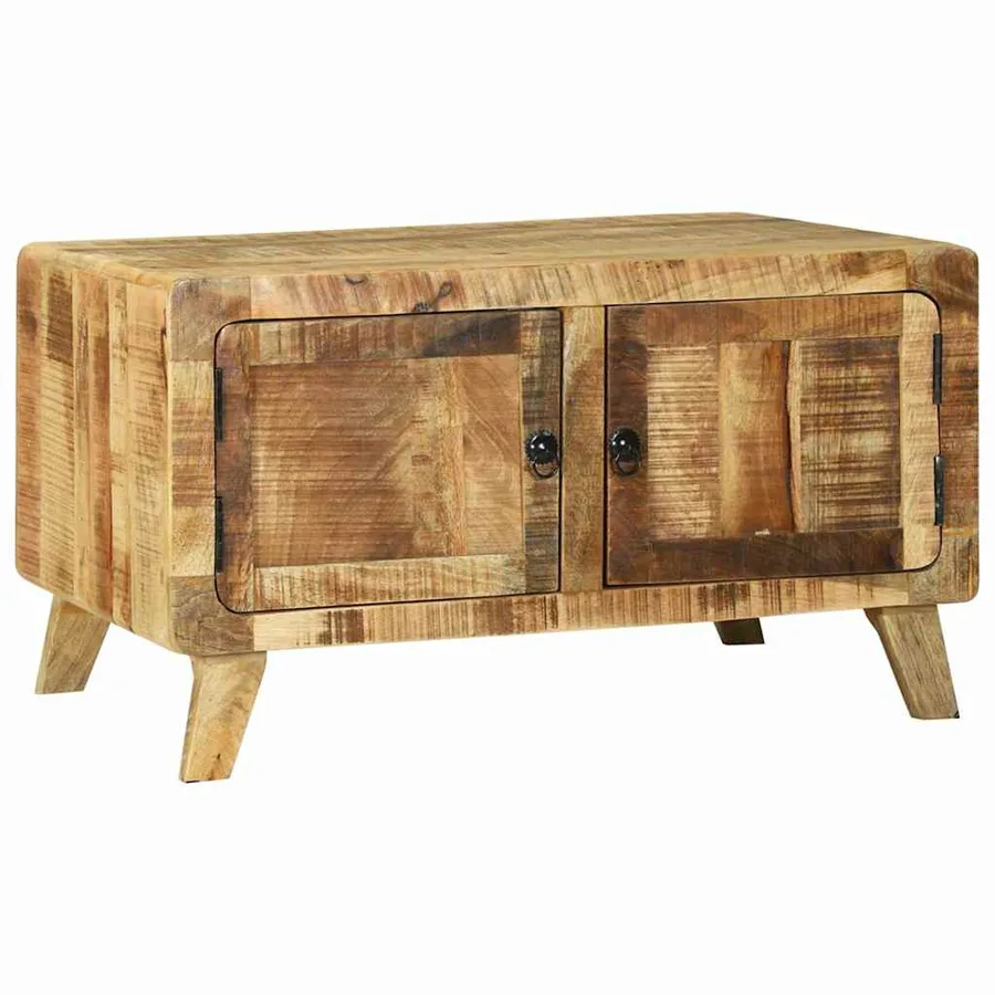 Table basse Marron 80 x 54 x 45 cm Bois de mangue massif - 2