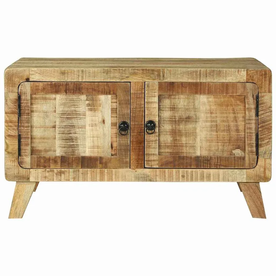 Table basse Marron 80 x 54 x 45 cm Bois de mangue massif - 4