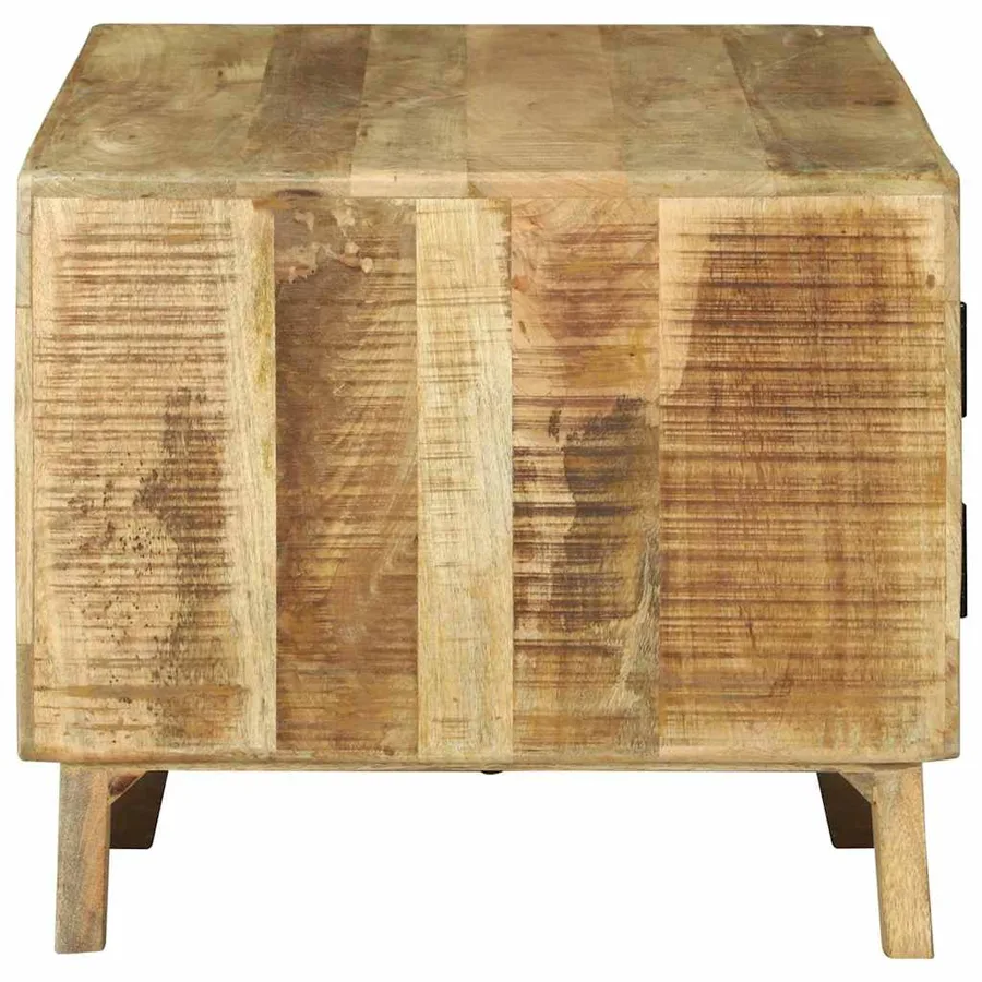 Table basse Marron 80 x 54 x 45 cm Bois de mangue massif - 5