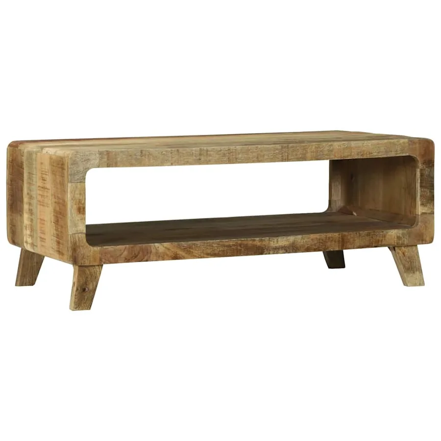 Table basse Marron 90 x 50 x 35 cm Bois de mangue massif