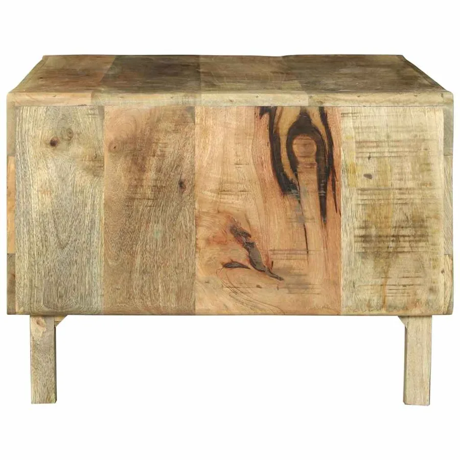 Table basse Marron 90 x 50 x 35 cm Bois de mangue massif - 4