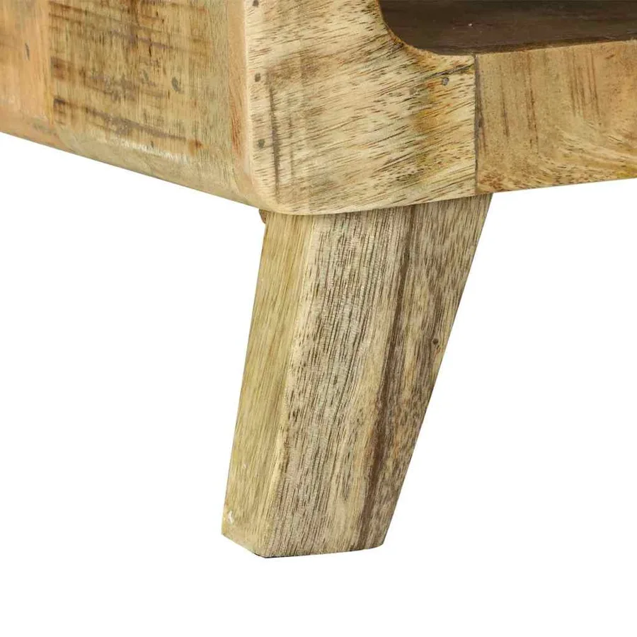Table basse Marron 90 x 50 x 35 cm Bois de mangue massif - 6