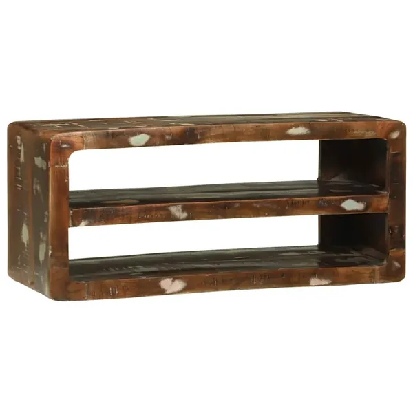 Meuble TV 80 x 32 x 36 cm Bois massif de récupération