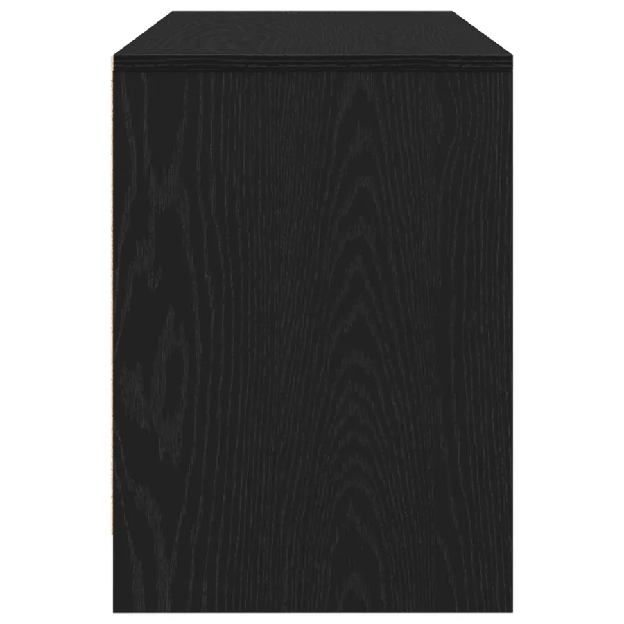 Meuble TV Chêne noir 102 x 37,5 x 52,5 cm Bois d'ingénierie - 7