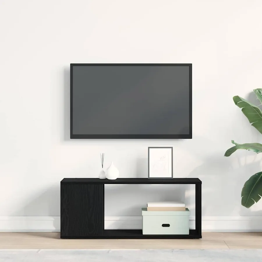 Ensemble meuble TV Chêne noir 80 x 24 x 32 cm Bois d'ingénierie