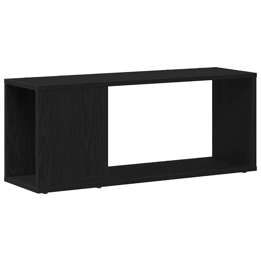 Ensemble meuble TV Chêne noir 80 x 24 x 32 cm Bois d'ingénierie - 2