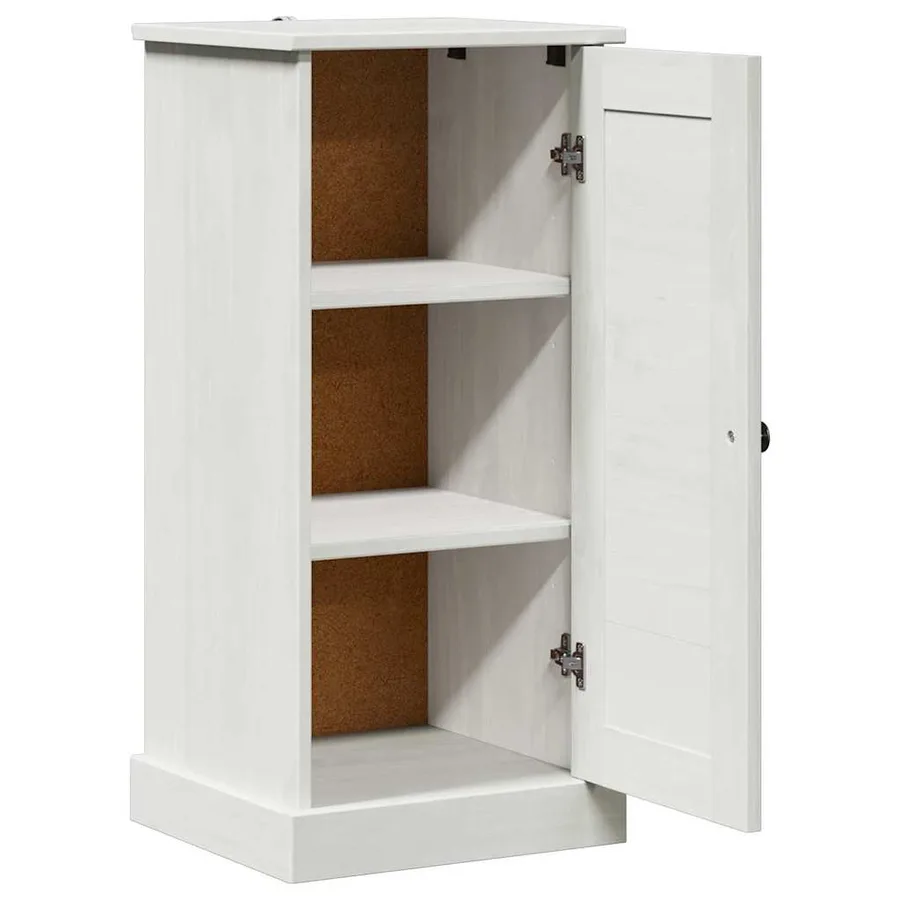 Armoire de salle de bain avec porte VIGO Blanc et Blanc Antique - 5