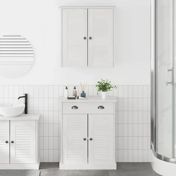Ensemble de mobilier de salle de bain avec étagère VIGO 2 pcs