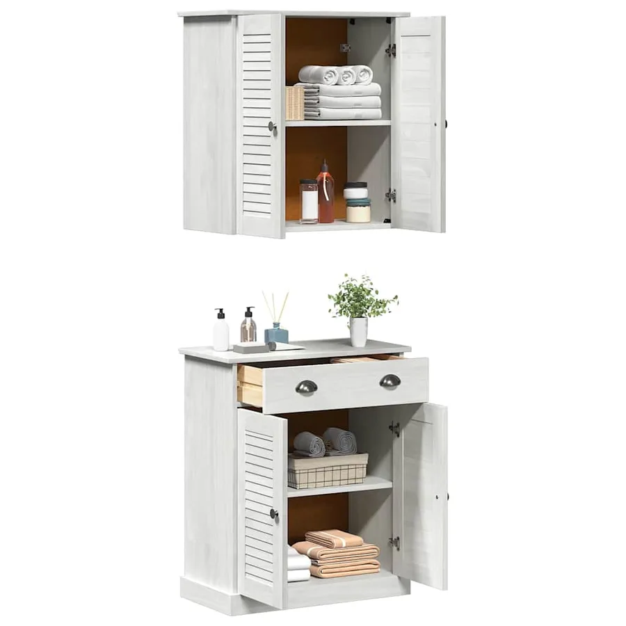 Ensemble de mobilier de salle de bain avec étagère VIGO 2 pcs - 3
