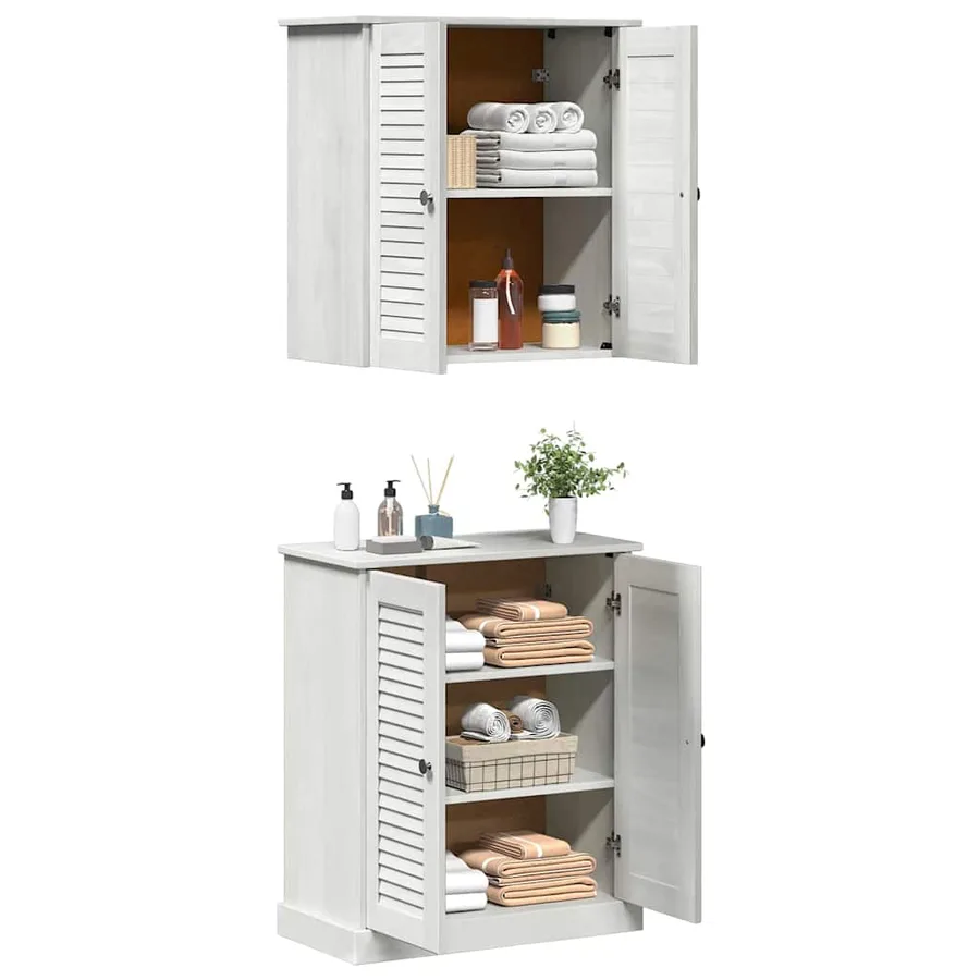 Ensemble de mobilier de salle de bain 2 pcs 67,5 x 34 x 80 cm - 3