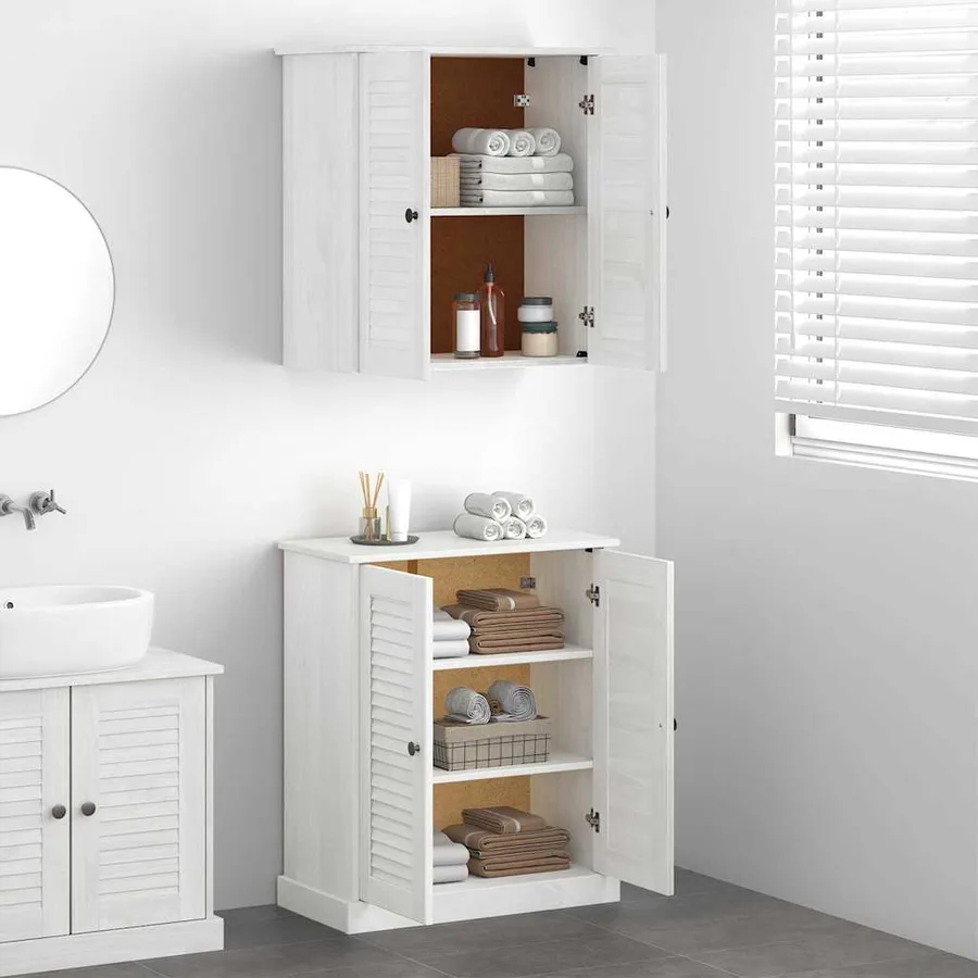 Ensemble de mobilier de salle de bain 2 pcs 67,5 x 34 x 80 cm - 4