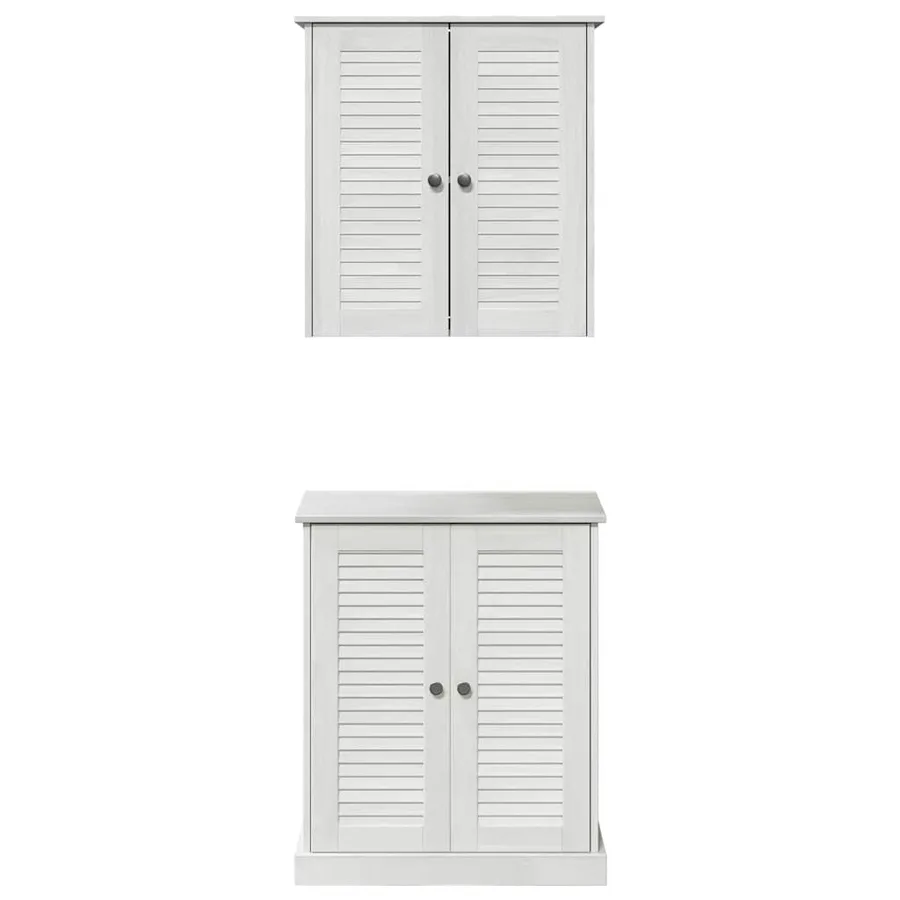 Ensemble de mobilier de salle de bain 2 pcs 67,5 x 34 x 80 cm - 7