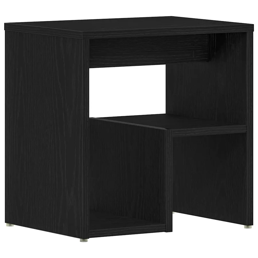 Cabinet de chevet 2 pcs Chêne noir 40 x 30 x 40 cm - 5