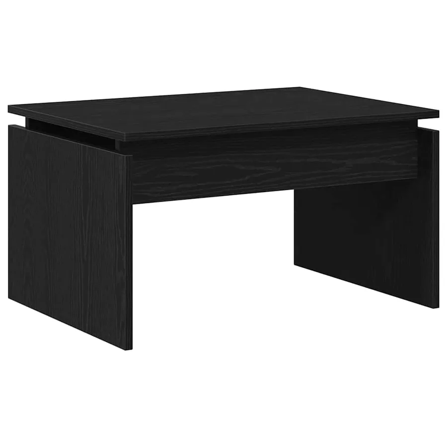 Table basse Chêne noir 68 x 50 x 38 cm Bois d'ingénierie - 2