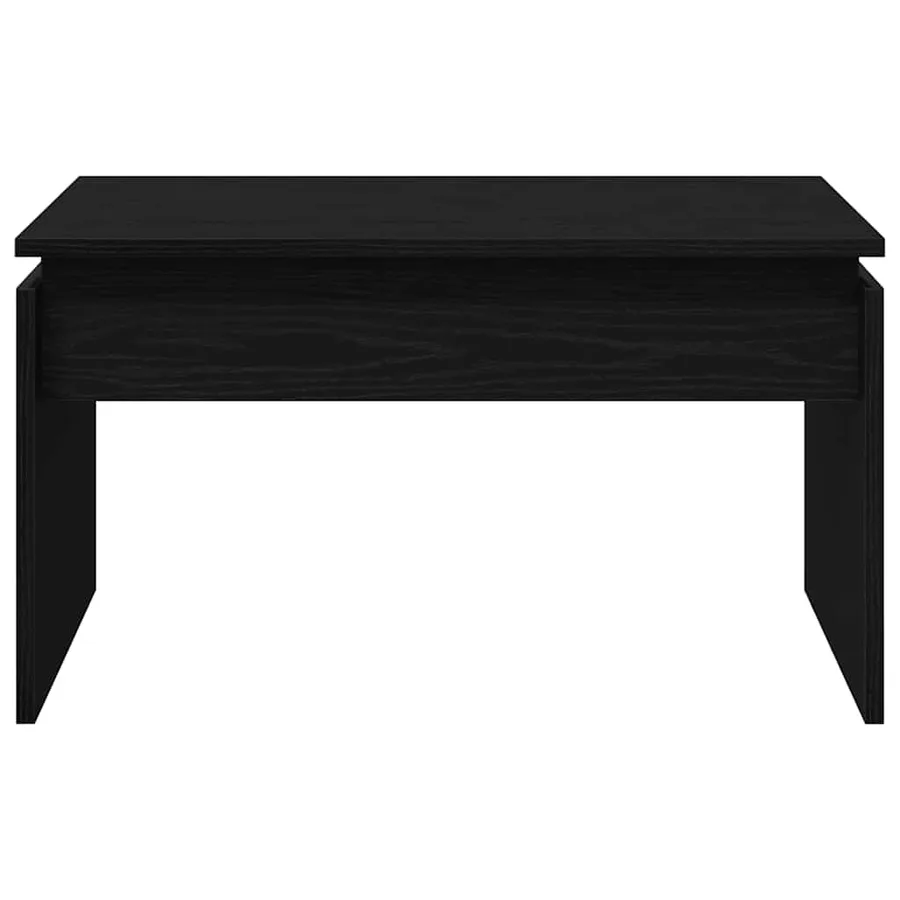 Table basse Chêne noir 68 x 50 x 38 cm Bois d'ingénierie - 6