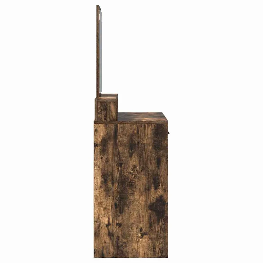 Table de Toilette avec tiroir Chêne fumé 100 x 41 x 140 cm - 7