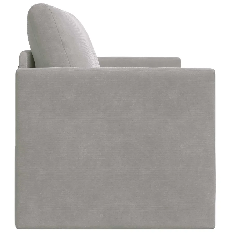 Canapé-Lit Gris clair 124 x 71 x 78 cm Velours - 6