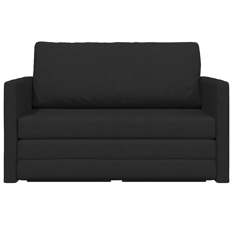 Canapé-Lit 110cm Noir tissu - 5