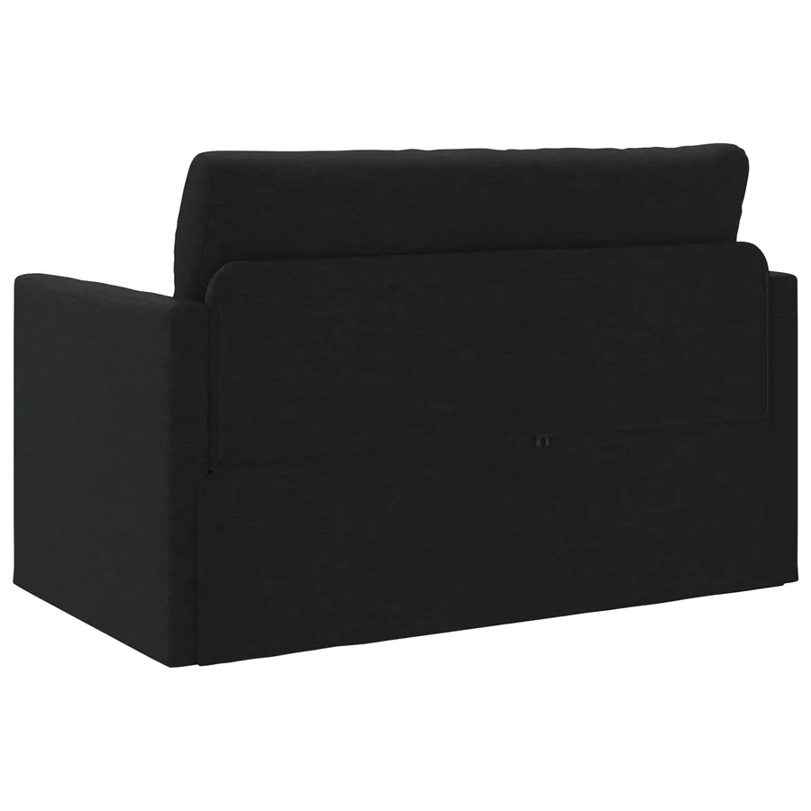 Canapé-Lit 110cm Noir tissu - 7