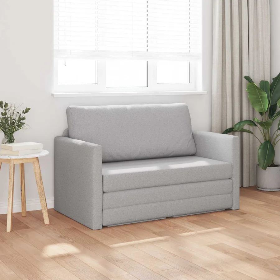 Canapé-Lit Gris nuage 124 x 71 x 78 cm tissu - 3