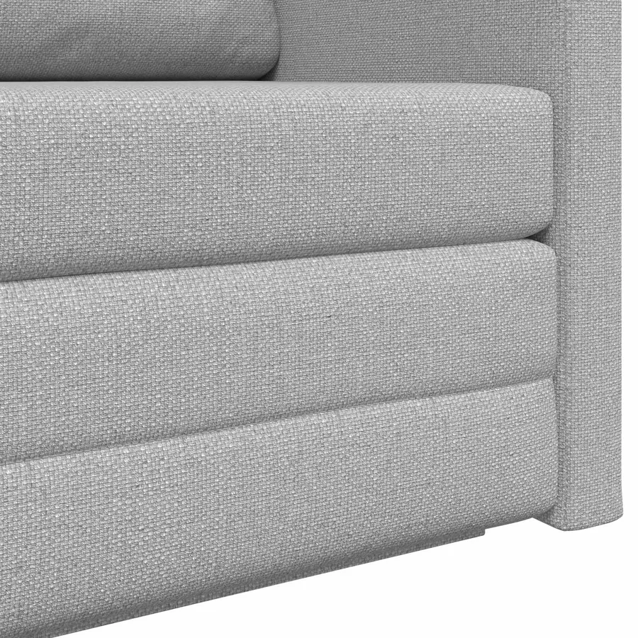 Canapé-Lit Gris nuage 124 x 71 x 78 cm tissu - 9