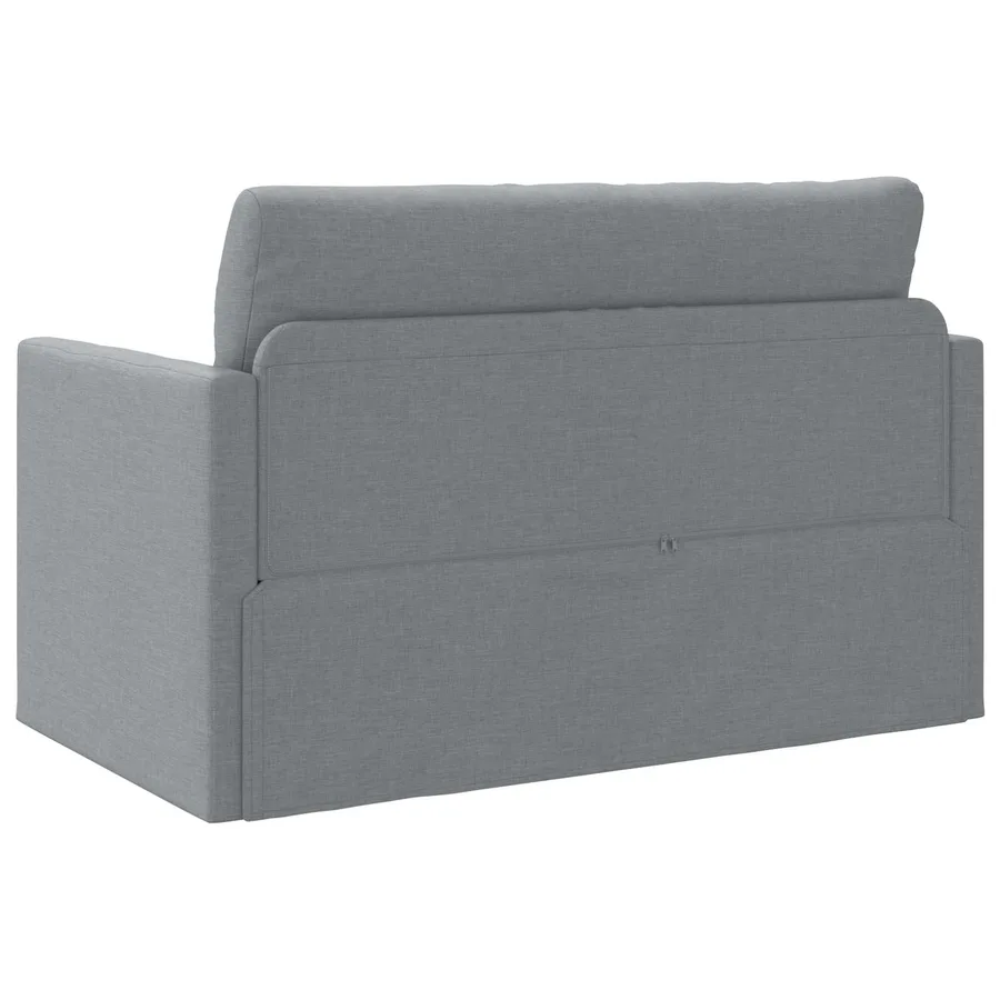 Canapé-Lit 110cm Gris clair tissu - 7