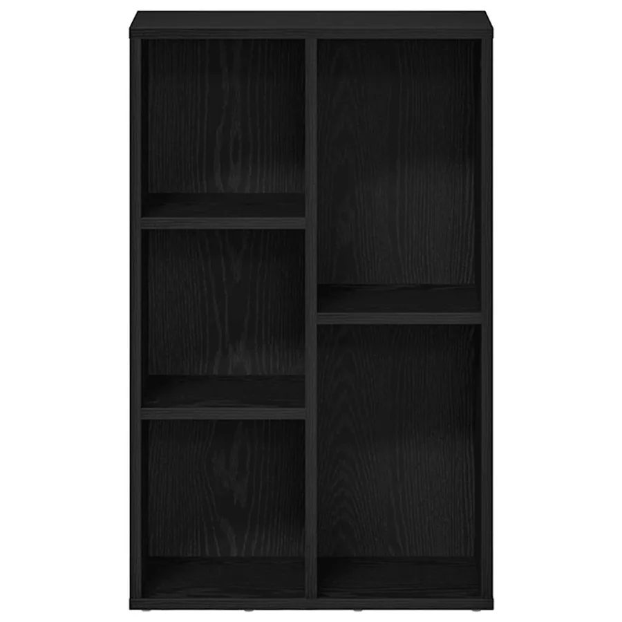Bibliothèque en chêne noir 50 x 25 x 80 cm bois d'ingénierie - 5
