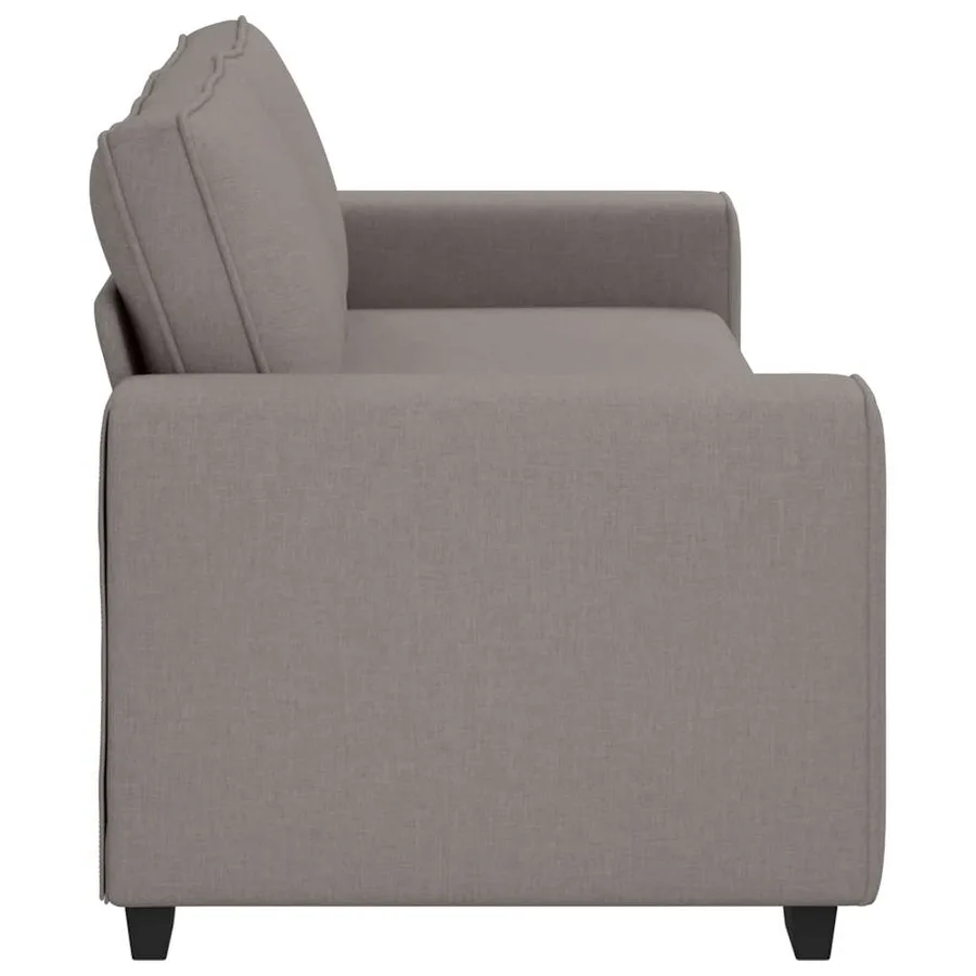 Canapé 3 places taupe 220x77x82 cm en tissu - 5