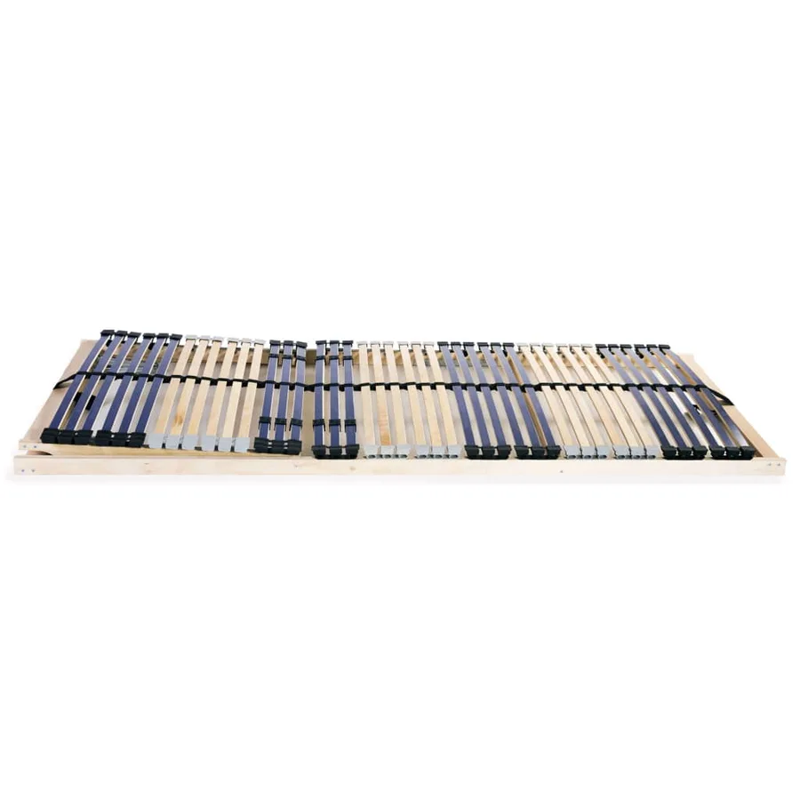 Sommiers à lattes sans matelas 2 pcs avec 42 lattes 70x200 cm - 3