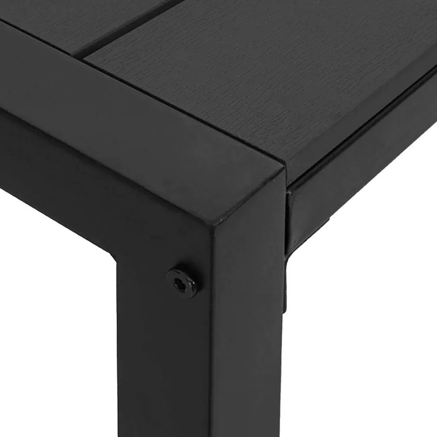 Ensemble de salle à manger pour jardin 3 pcs Anthracite Acier - 9