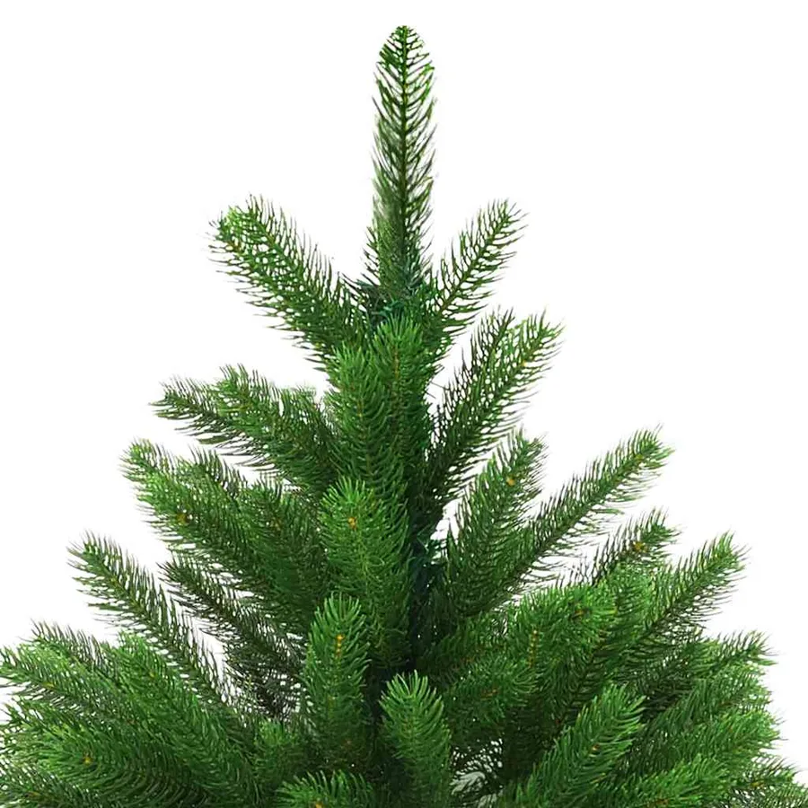 Arbre de Noël artificiel pré-éclairé et boules 120 cm vert - 3