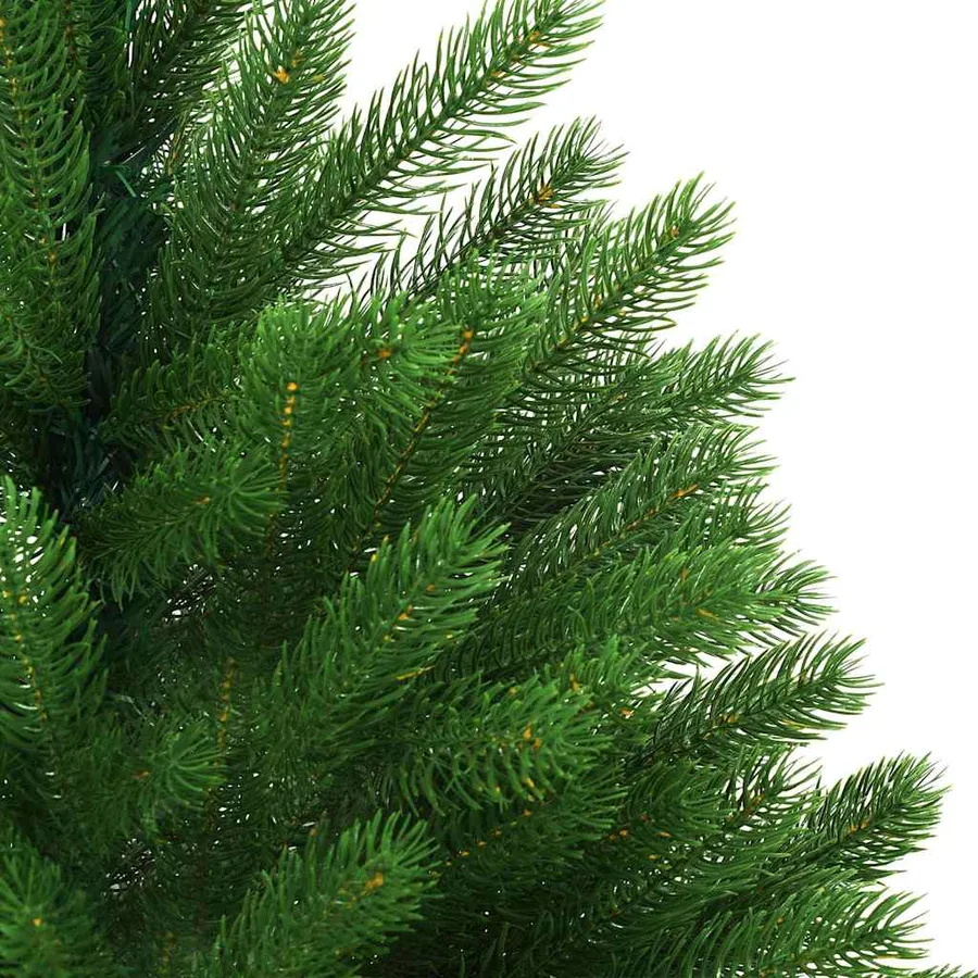 Arbre de Noël artificiel pré-éclairé et boules 120 cm vert - 4
