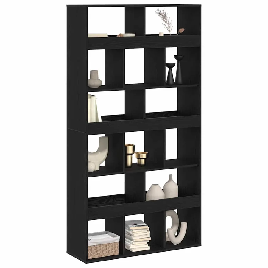 Bibliothèque 15 niveaux 100 x 33 x 187,5 cm Chêne noir - 3