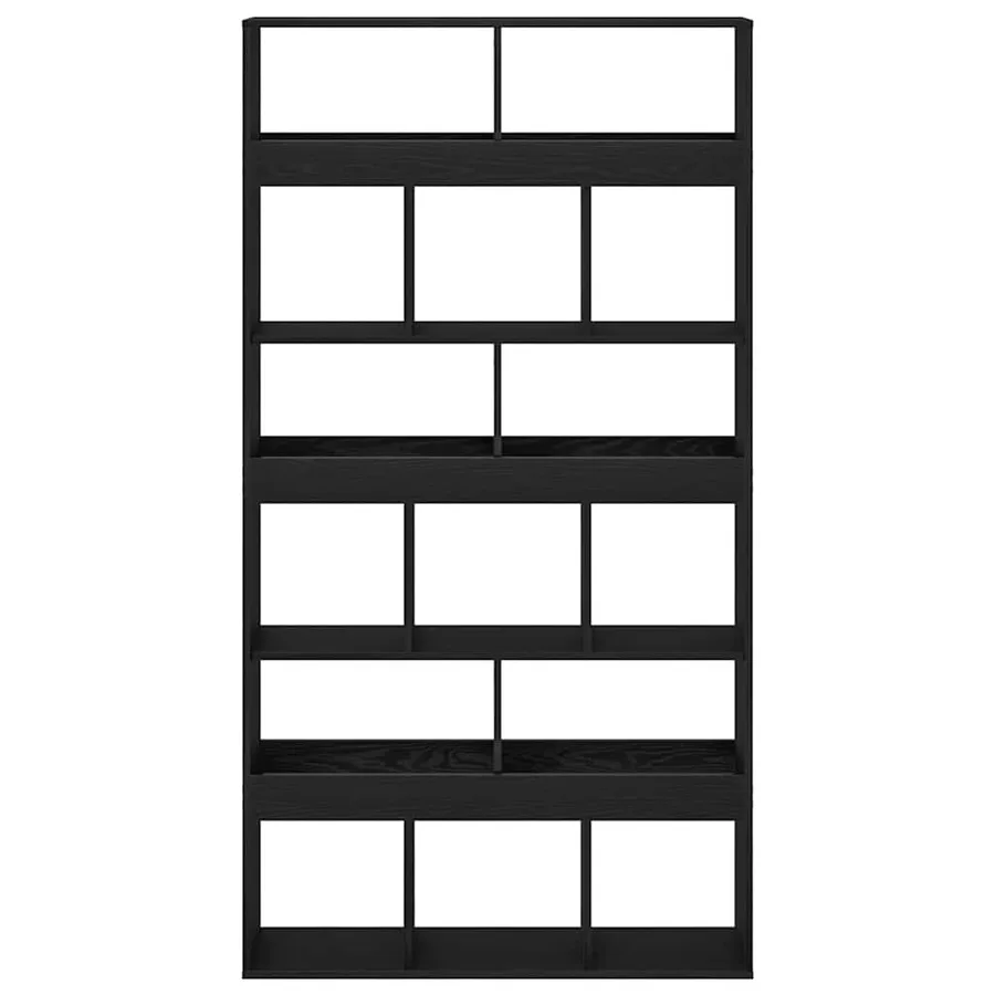 Bibliothèque 15 niveaux 100 x 33 x 187,5 cm Chêne noir - 6