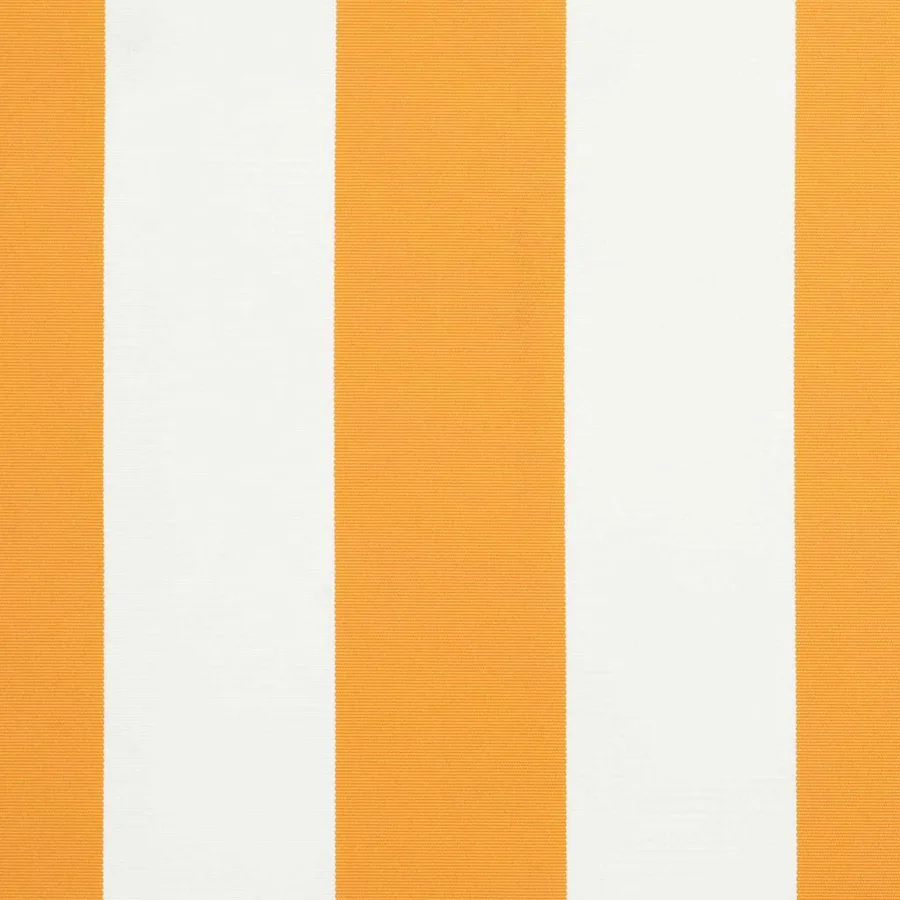 Toile de rechange pour auvent Jaune et blanc 3 x 2 m Polyester - 8