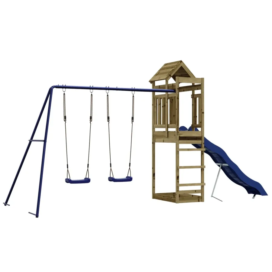 Aire de jeux d'extérieur bois de pin imprégné - 2