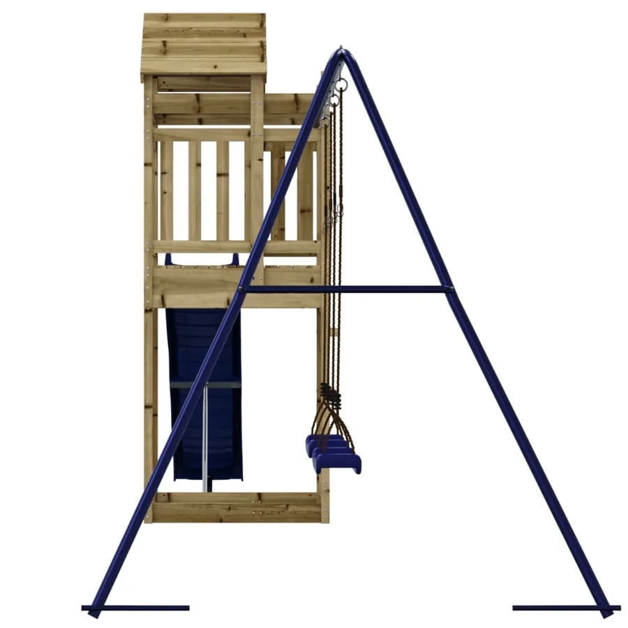 Aire de jeux d'extérieur bois de pin imprégné - 5