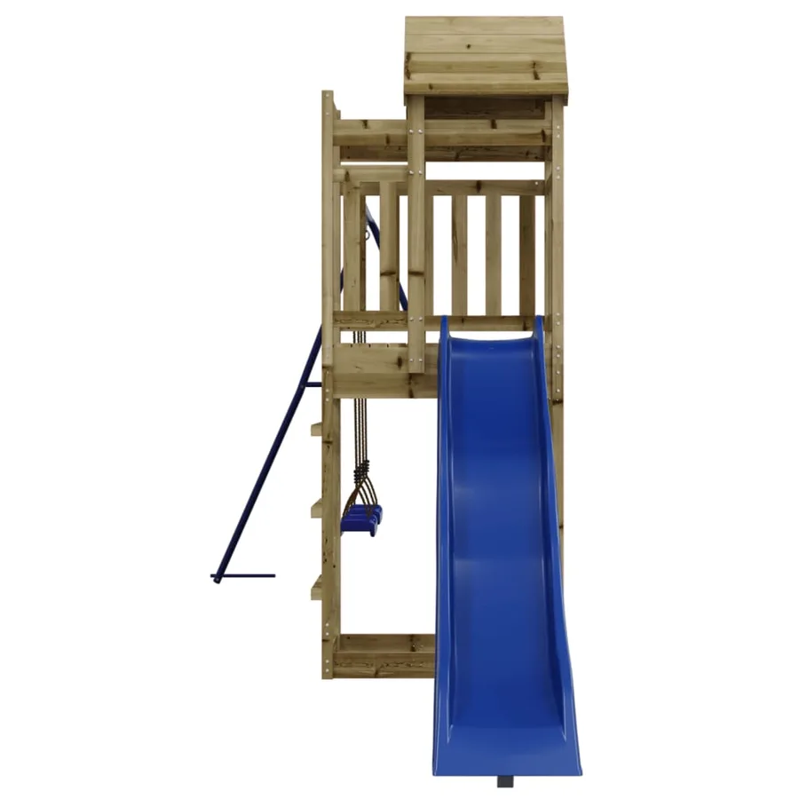Aire de jeux d'extérieur bois de pin imprégné - 6
