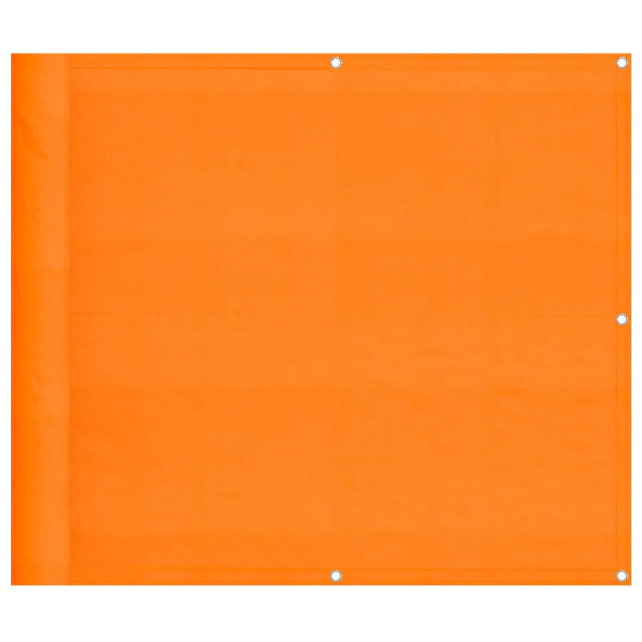 Paravent de balcon orange 90 x 1000 cm 100 % polyester Oxford - 2