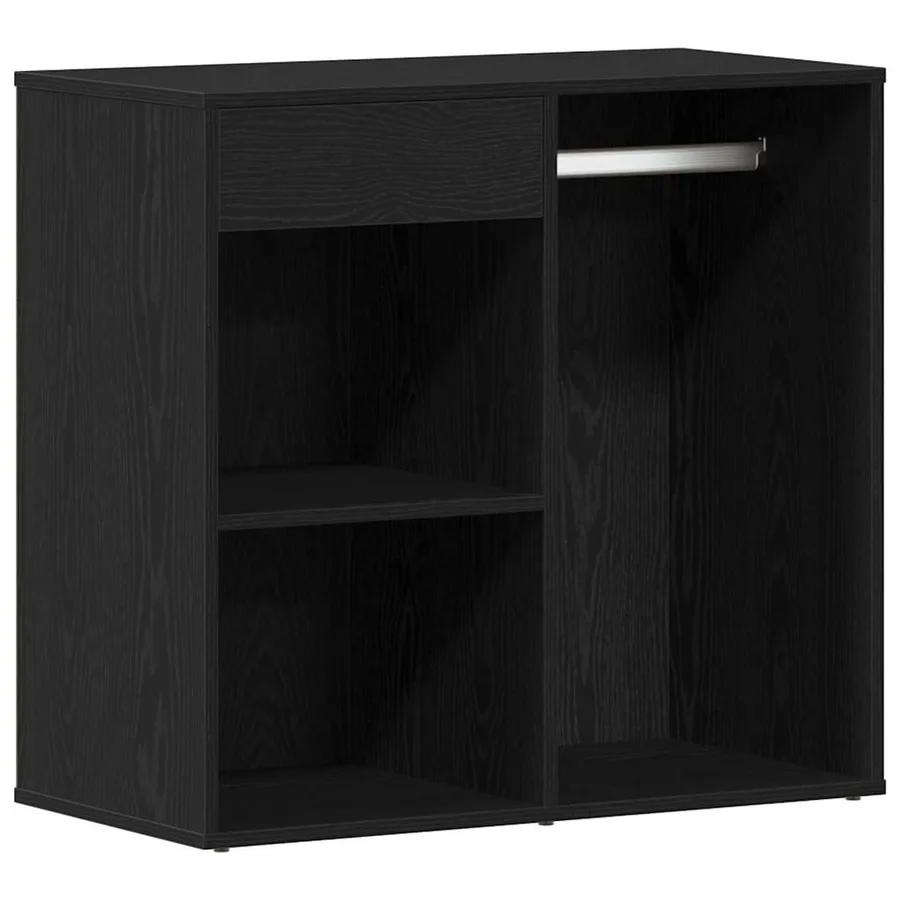 Cabinet de Cosmétiques avec tiroir Chêne noir 80 x 40 x 75 cm - 2
