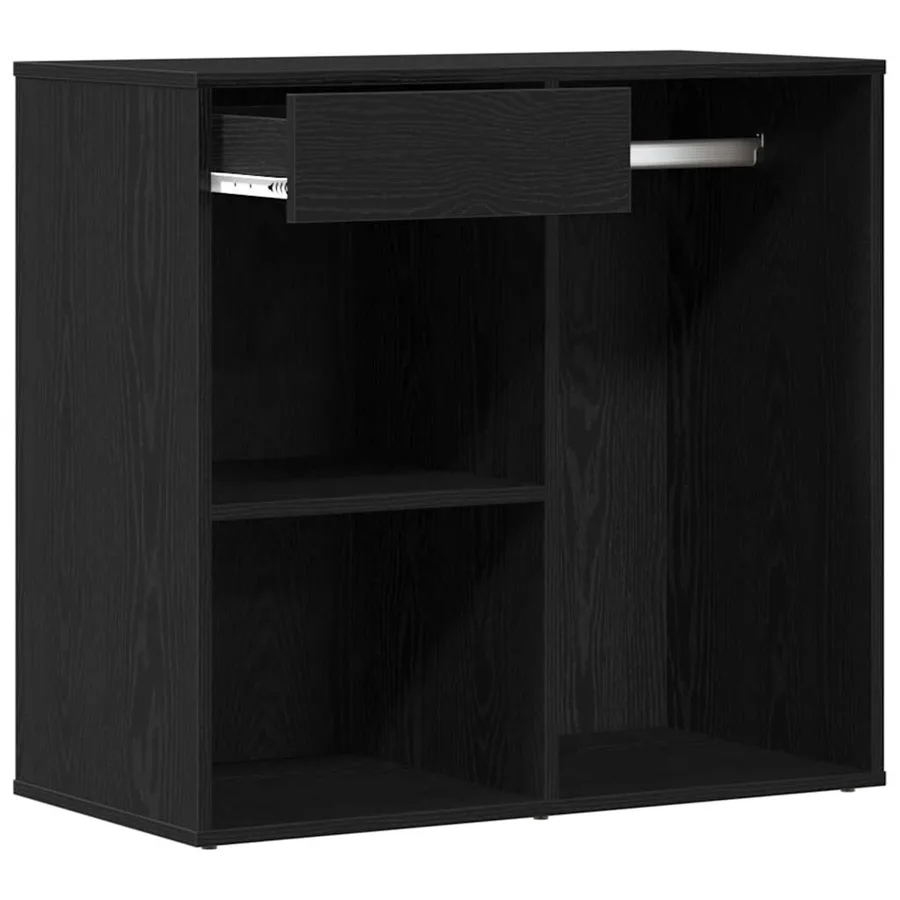 Cabinet de Cosmétiques avec tiroir Chêne noir 80 x 40 x 75 cm - 5